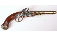 Pistole  z imitace dřeva a slonoviny