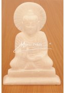 BUDDHA z bílého mramoru - 11,5 cm