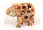 slon vyřezávaný, leštěný - 5 cm