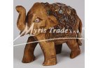 slon dřevěný - zdobený