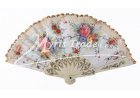 vějíř dětský s květinovými motivy
