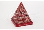 svícen - pyramida červená
