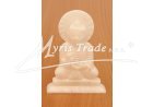 BUDDHA z bílého mramoru -  9 cm
